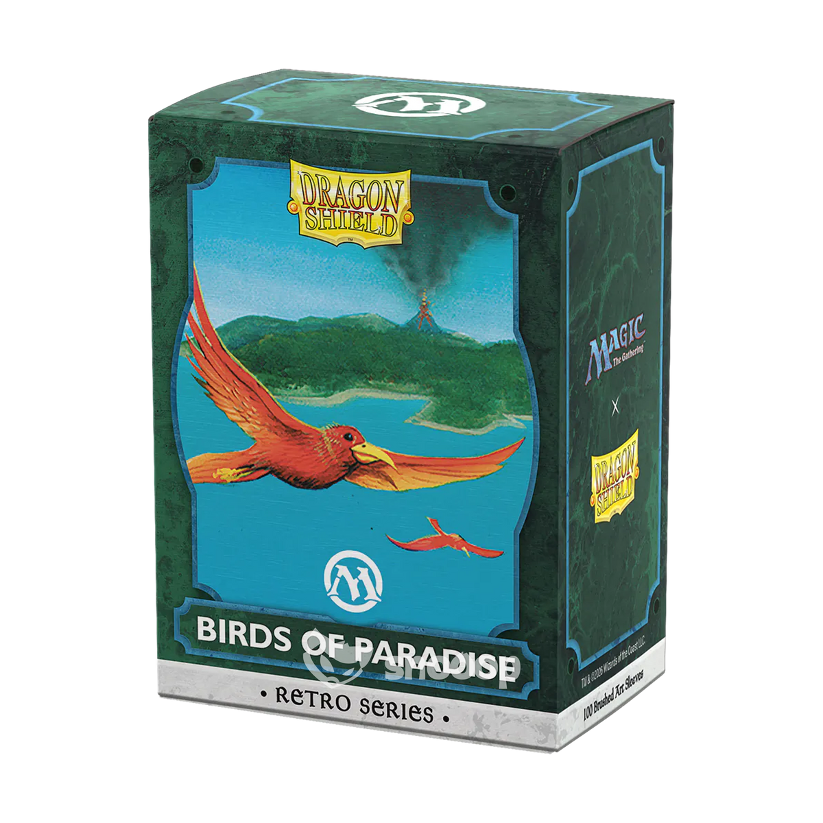 Précommande Sleeves | Dragon Shield | Standard Licensed Art Sleeves | MtG : Retro Series - Birds of Paradise | 100 Pièces 🎴