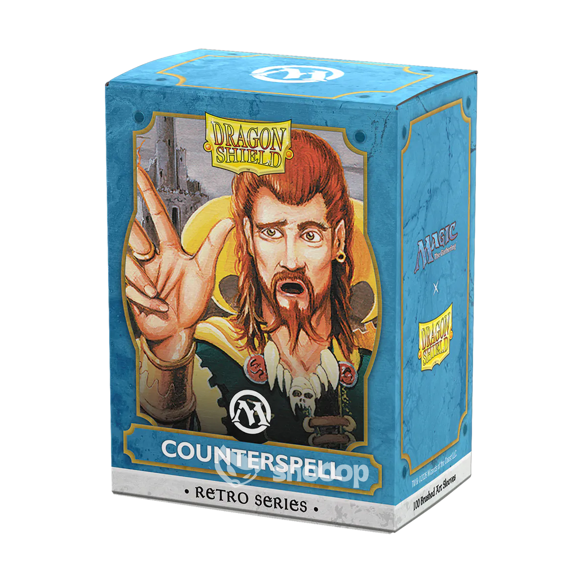 Précommande Sleeves | Dragon Shield | Standard Licensed Art Sleeves | MtG : Retro Series - Counterspell | 100 Pièces 🎴