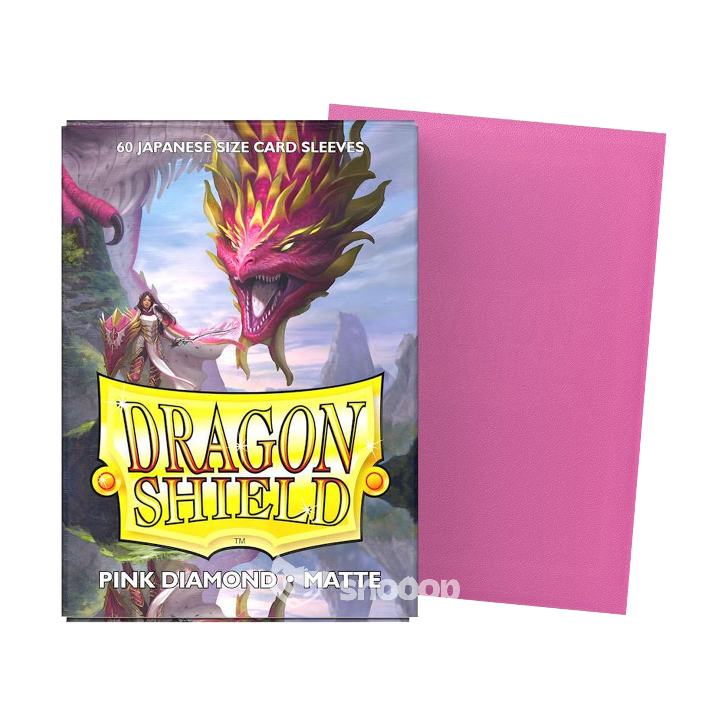 Sleeves | Dragon Shield | Japanese Size Standard Sleeves | Pink Diamond Matte | 60 Pièces 🎴