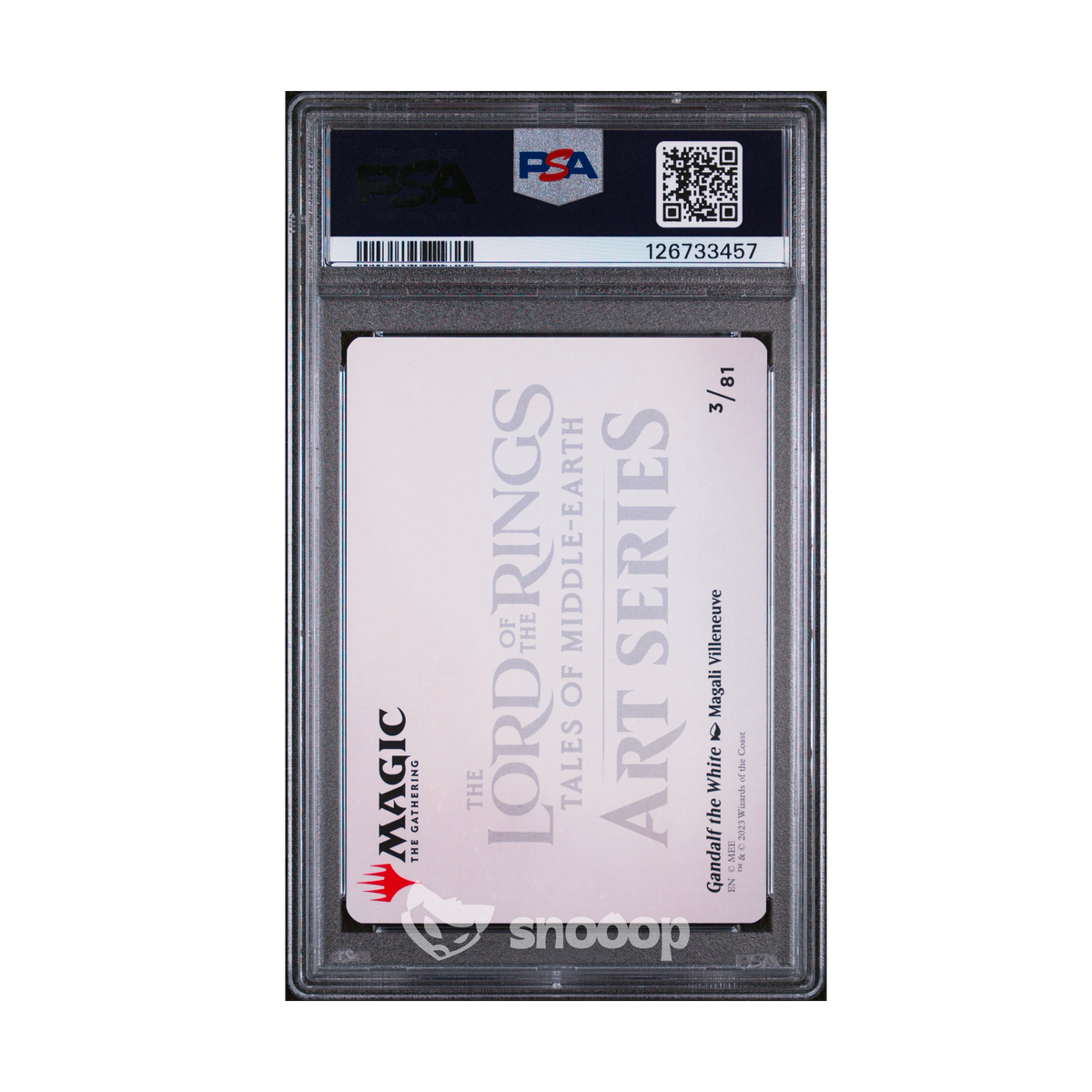 Carte Gradée | Magic the Gathering | PSA | Gandalf the White Gold Stamped | PSA 6 | 🇬🇧