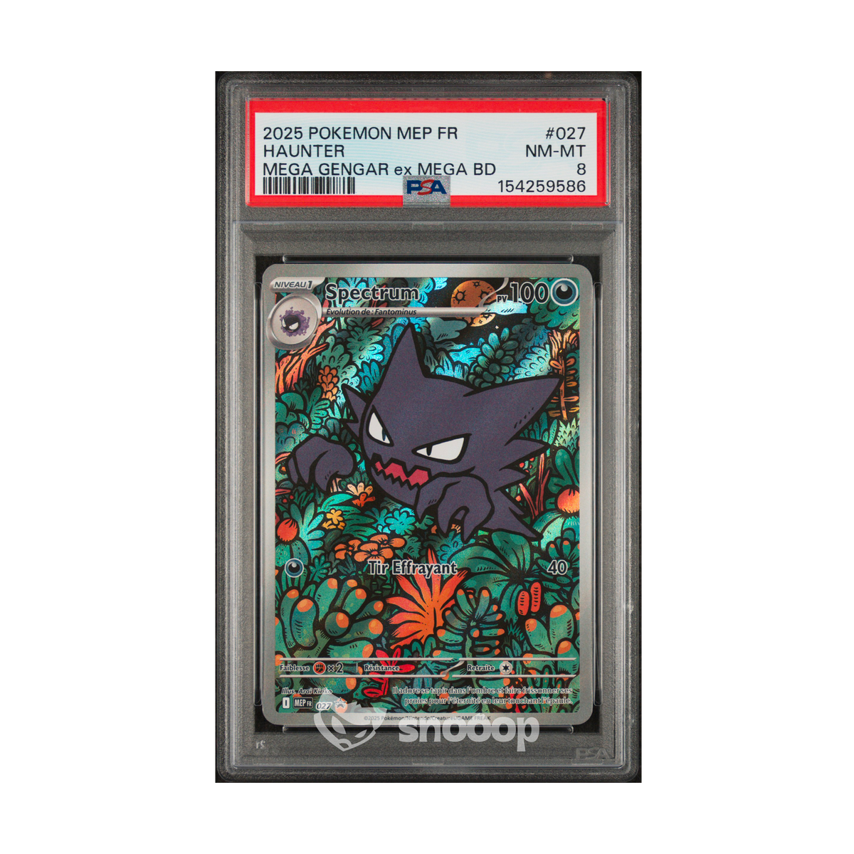 Carte Gradée | Pokémon | PSA | Spectrum MEP 027 | PSA 8 | 🇫🇷