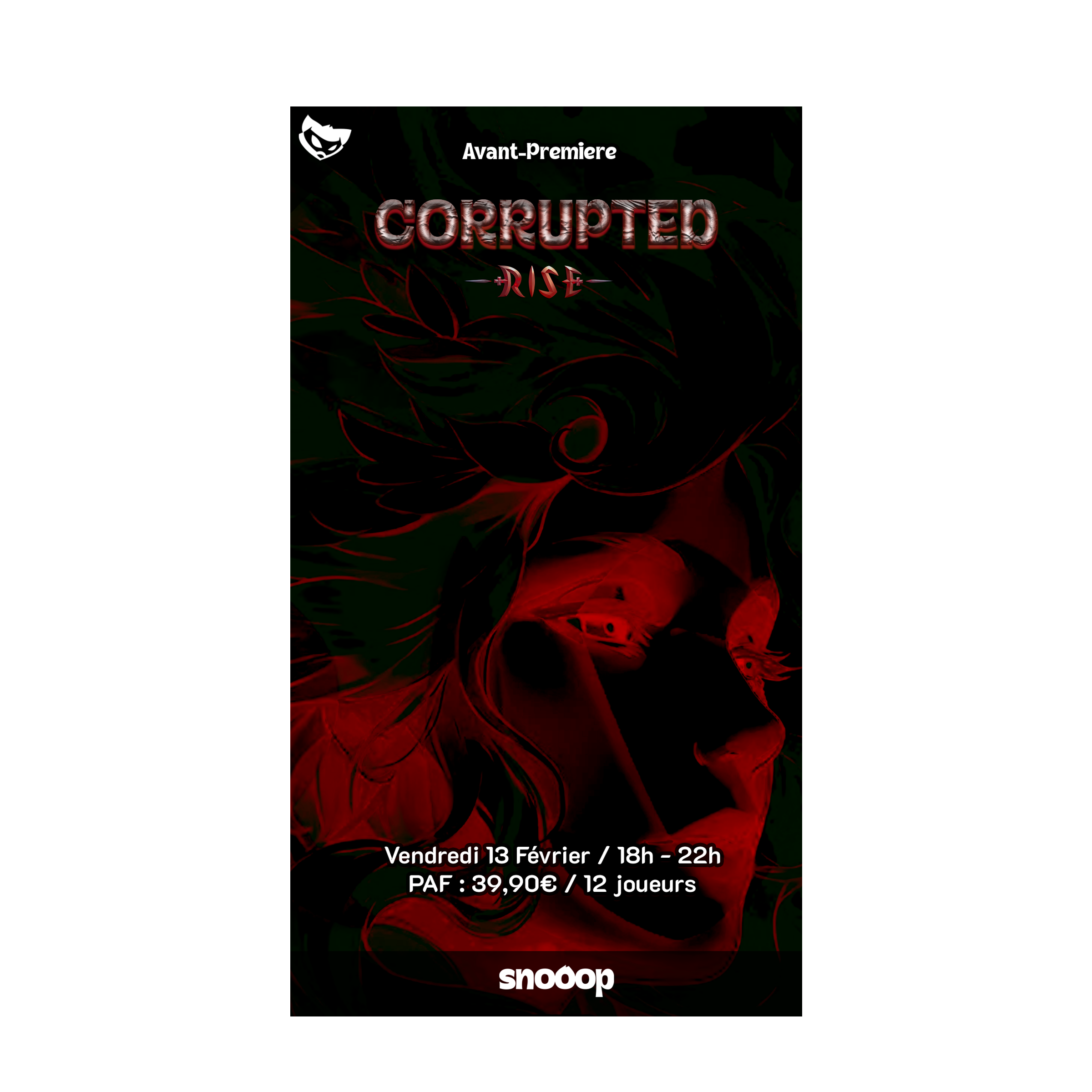 Inscription | Avant-première Corrupted  | Vendredi 13 Février 2026