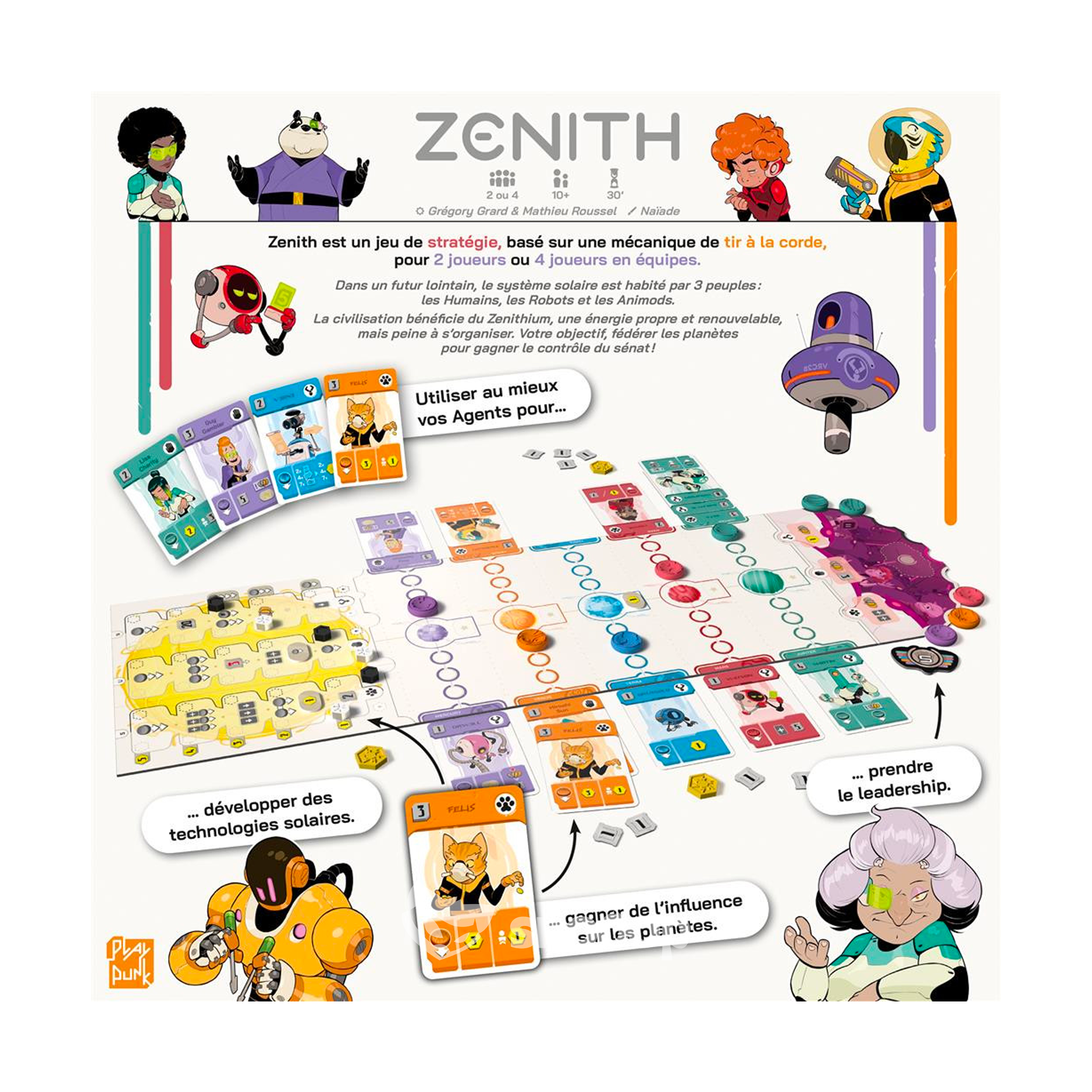 Jeux de Société | Playpunk | 2-4 Joueurs | Zenith | 🎲