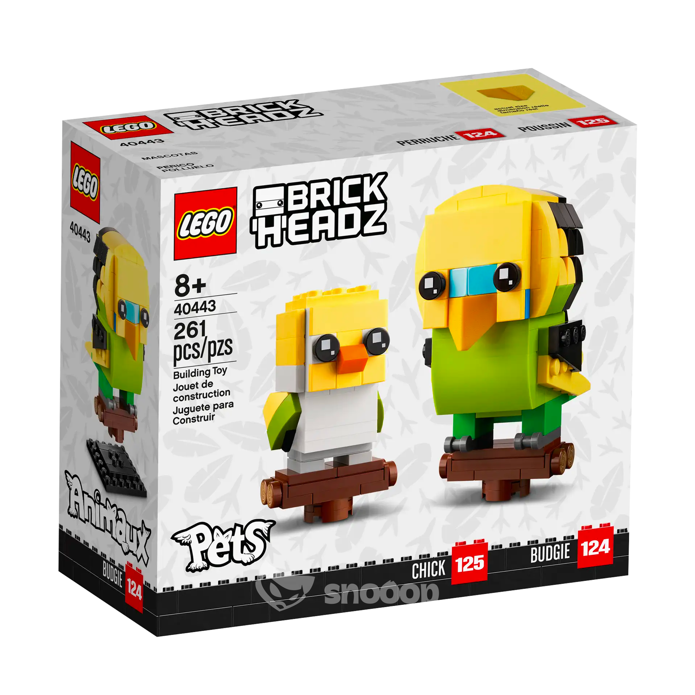 LEGO | 40443 | BrickHeadz | Perruche et Poussin