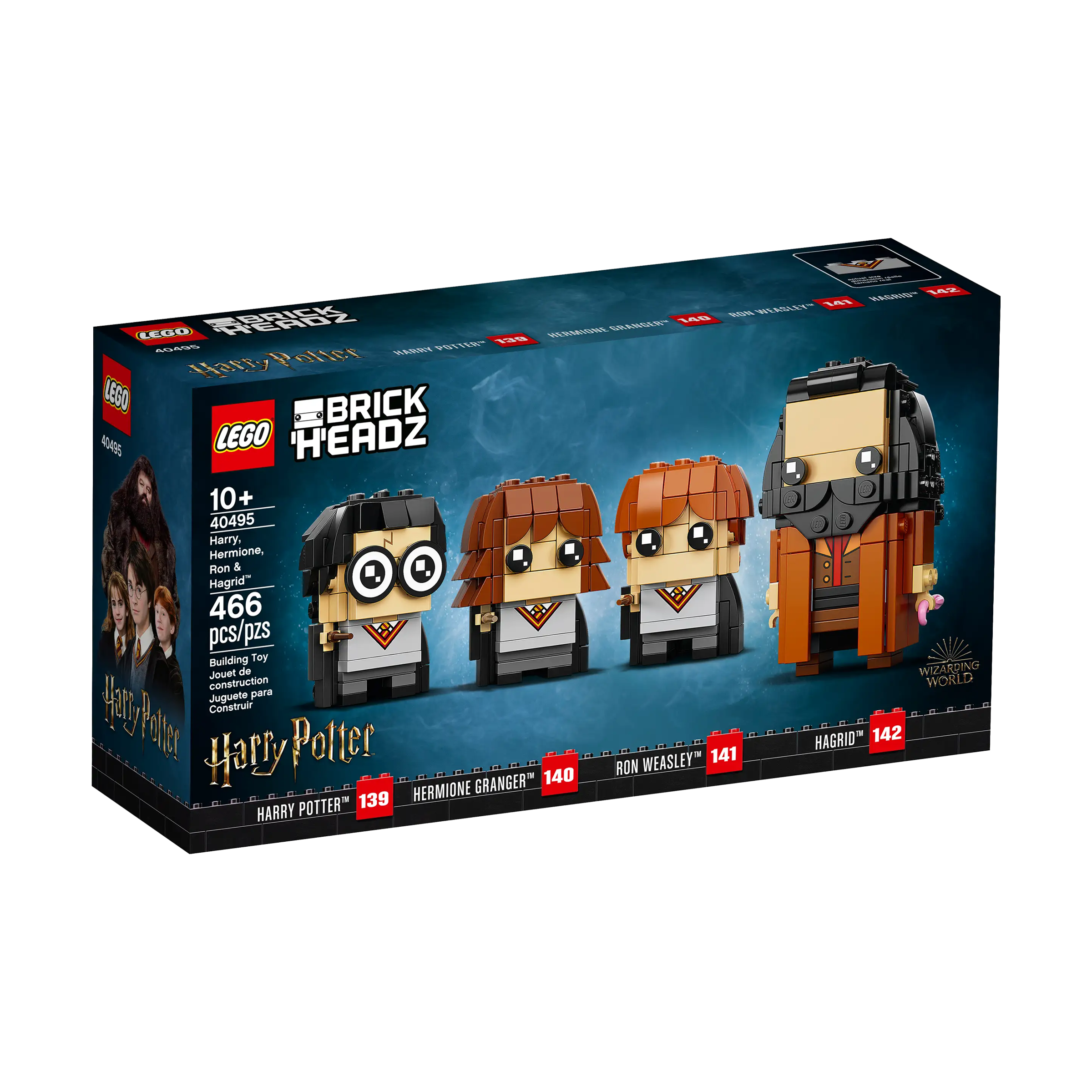 LEGO | 40495 | BrickHeadz | Harry Potter™ | Harry, Hermione, Ron et Hagrid™