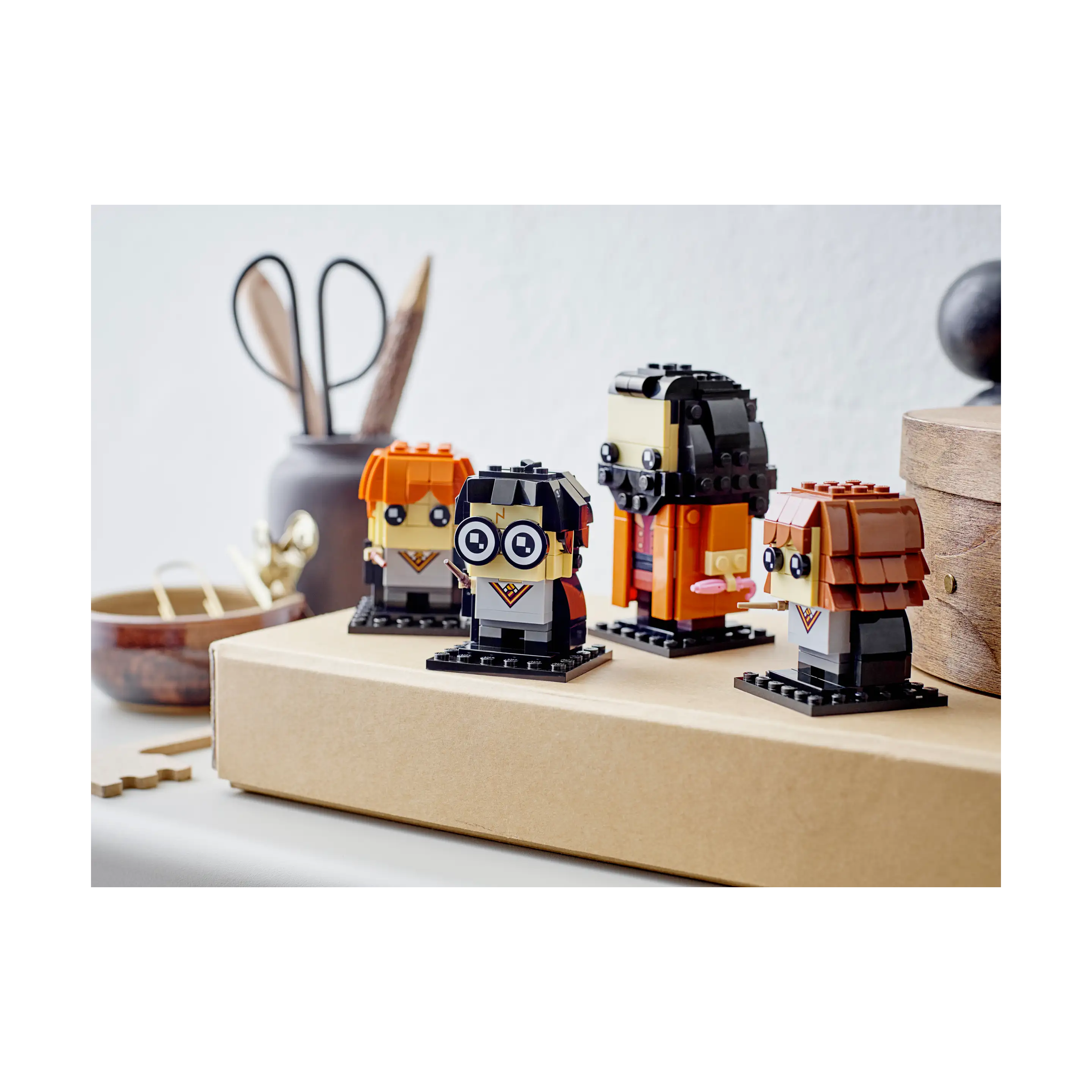 LEGO | 40495 | BrickHeadz | Harry Potter™ | Harry, Hermione, Ron et Hagrid™