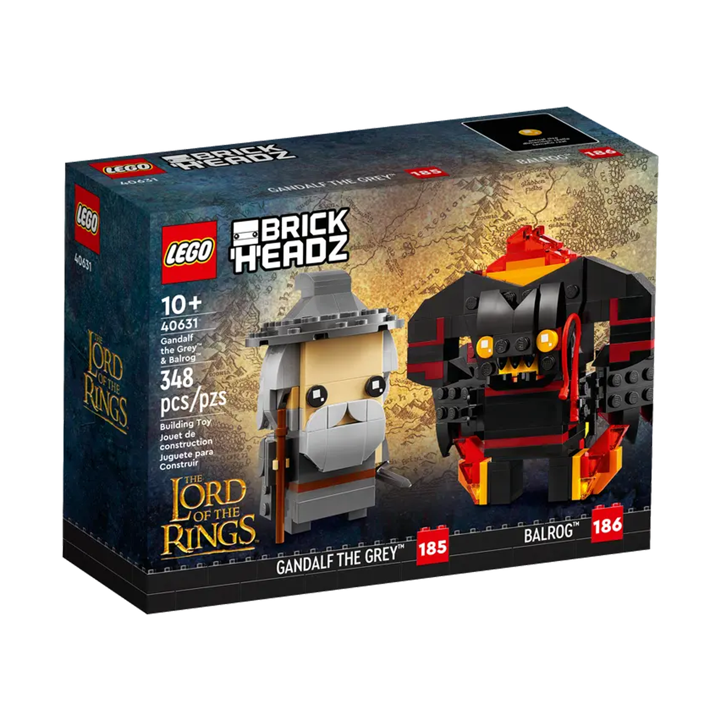 LEGO | 40631 | BrickHeadz |  Lord of the Rings™ | Gandalf le Gris et le Balrog