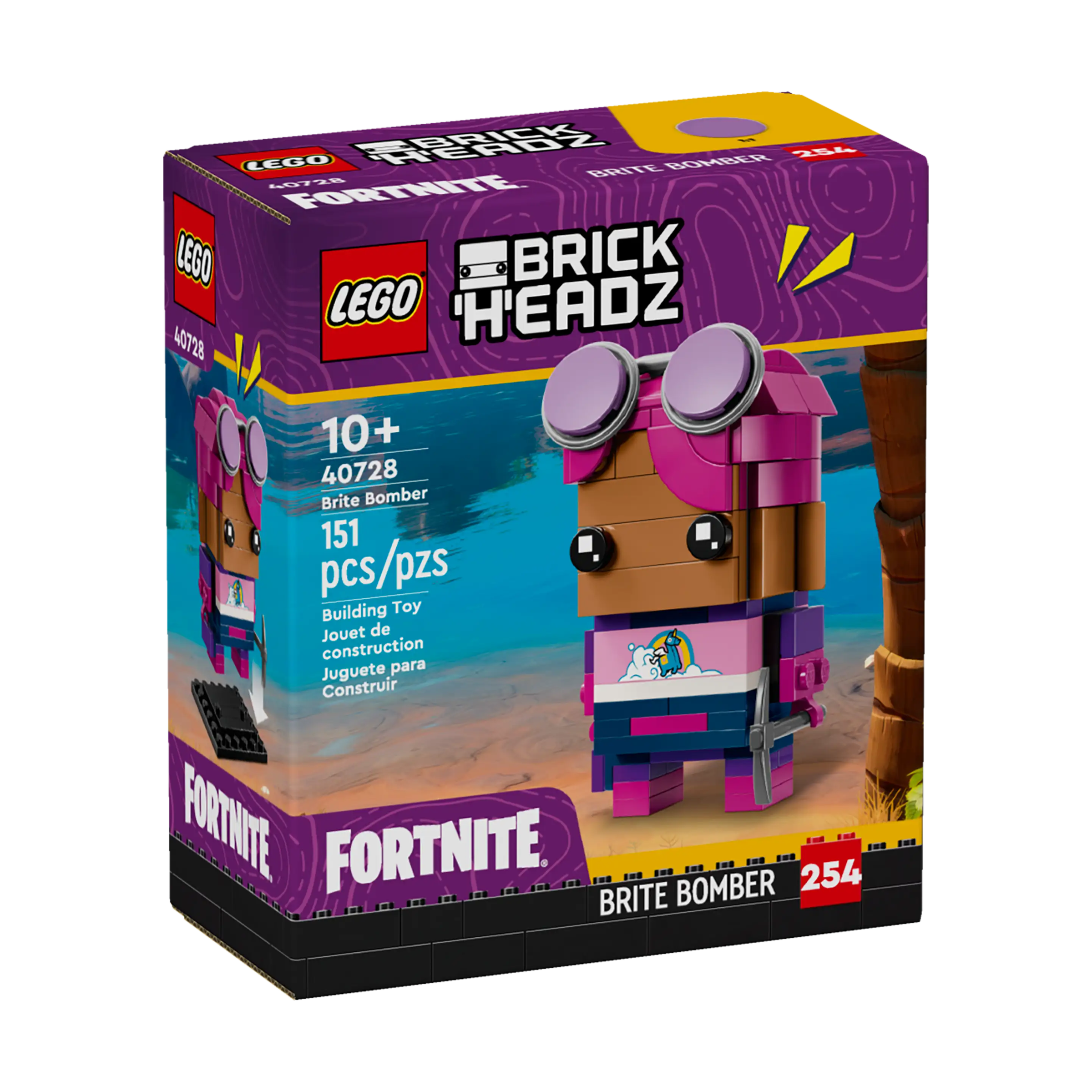 LEGO | 40728 | BrickHeadz | LEGO® Fortnite | Terreur fluo