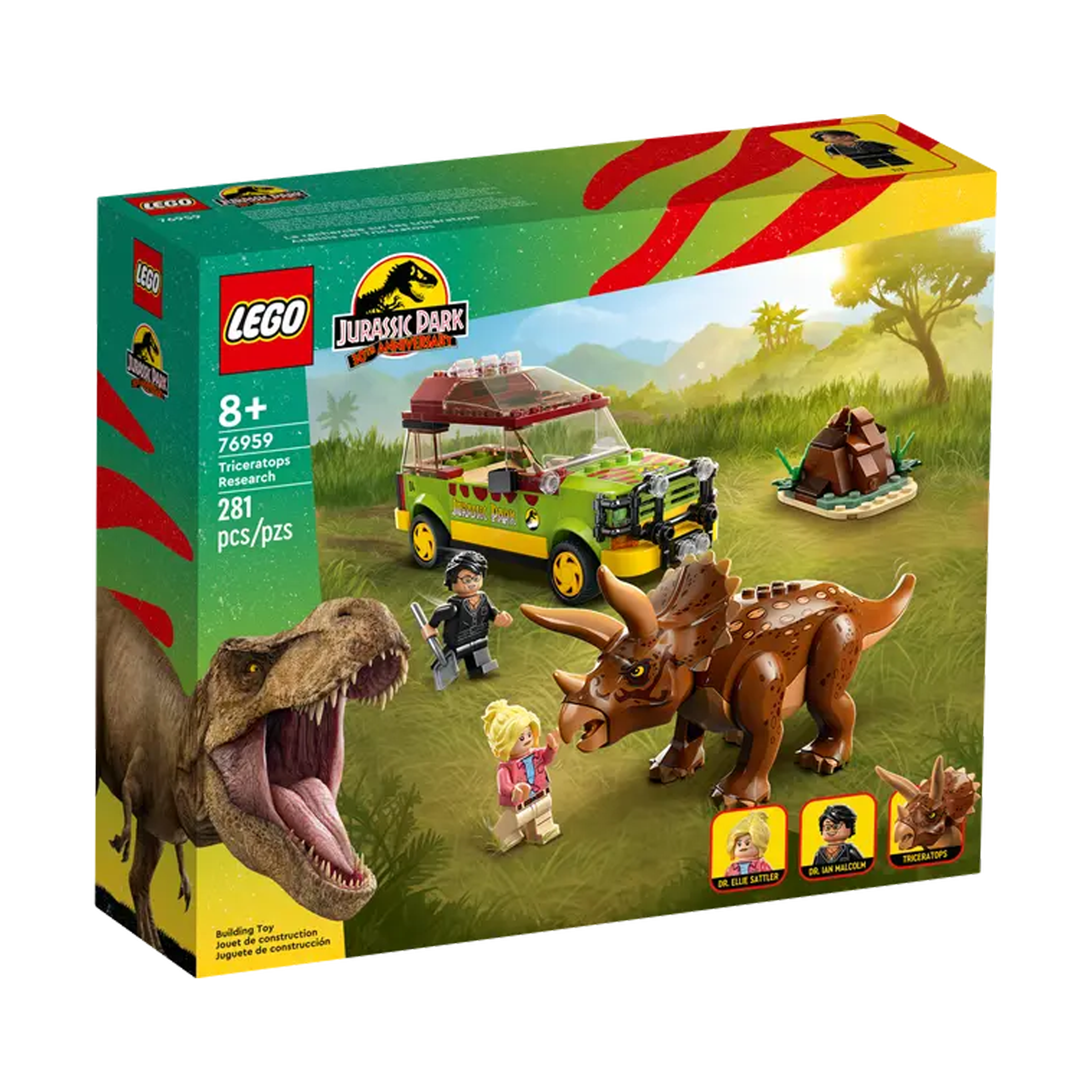 LEGO | 76959 | Jurassic World™ | La recherche du tricératops