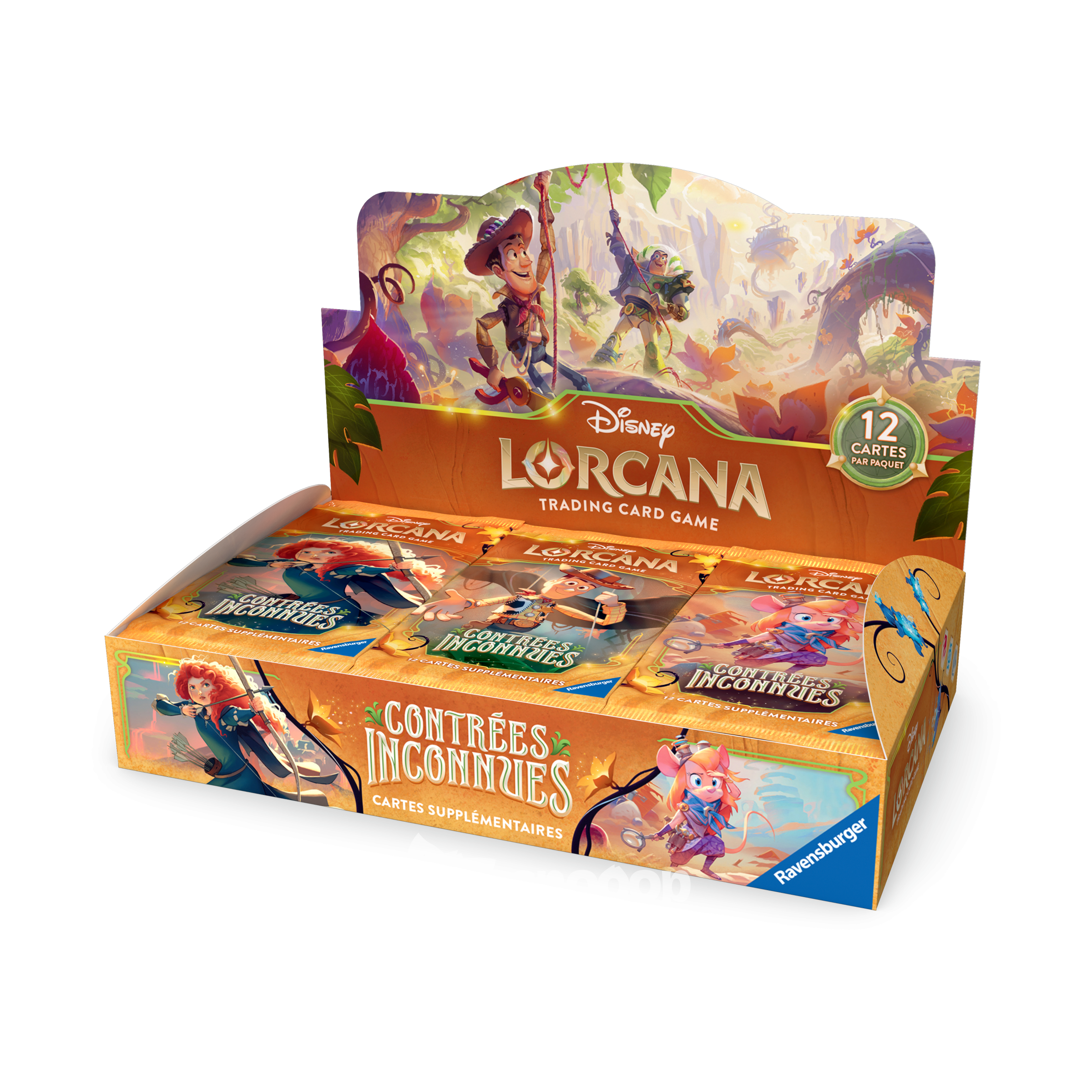 Précommande Display (Boîte de 24 boosters) | Lorcana | Chapitre S12 | Contrées Inconnues | 🇫🇷