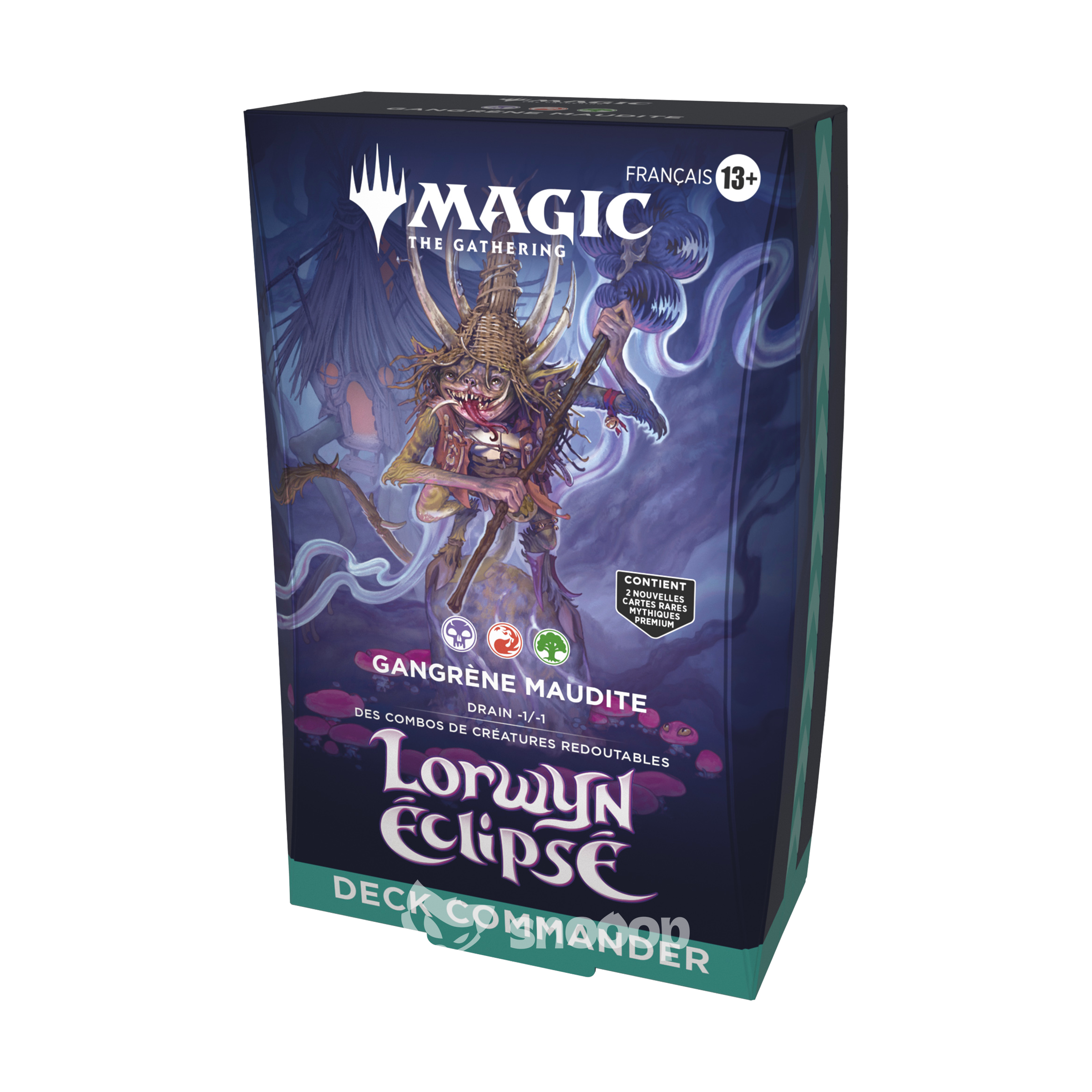 Précommande | Deck | Magic The Gathering | Deck commander | Lorwyn Éclipsé | Gangrène Maudite | 🇫🇷
