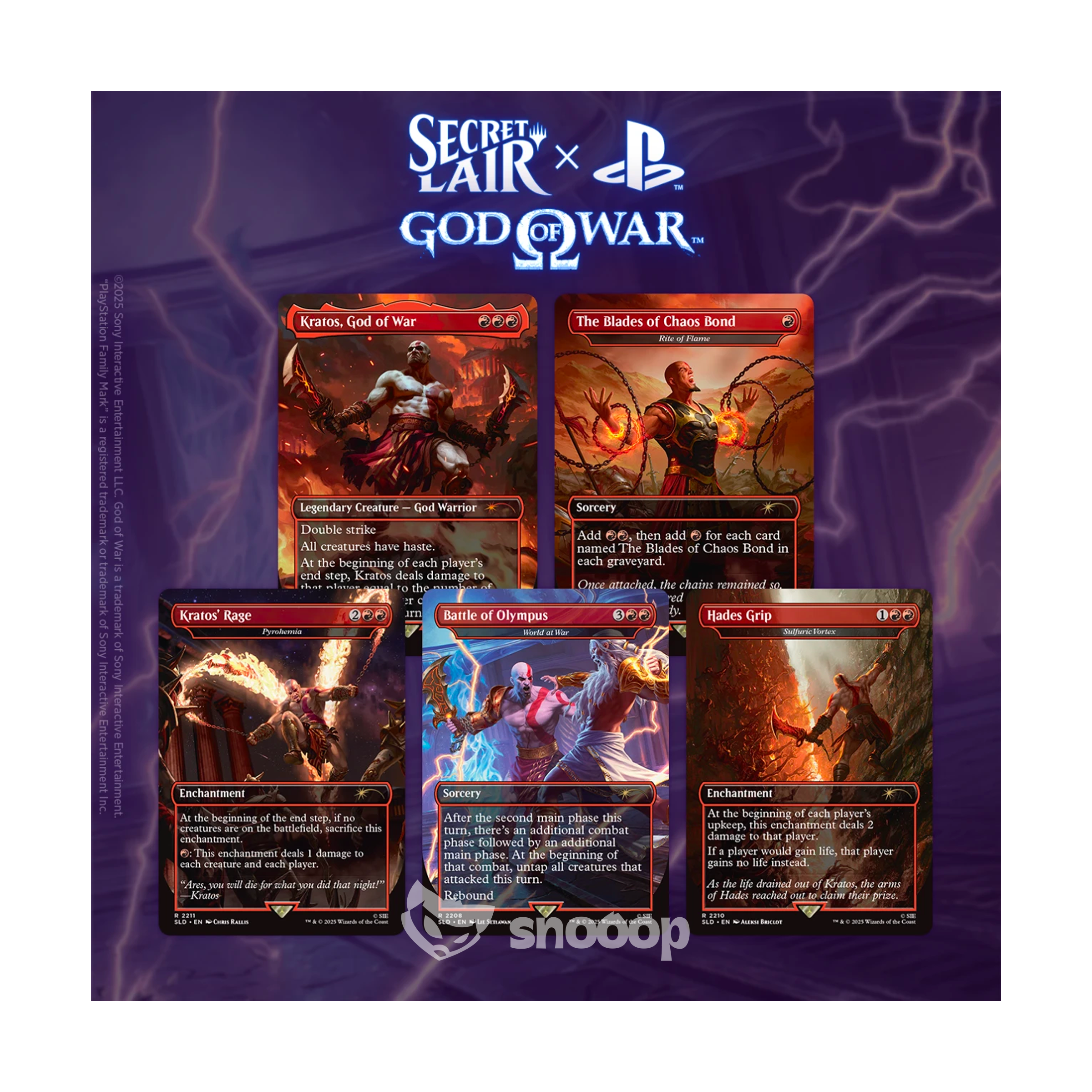 A Paraitre | Secret Lair | Magic The Gathering | Playstation : God of War - Greek | 🇬🇧