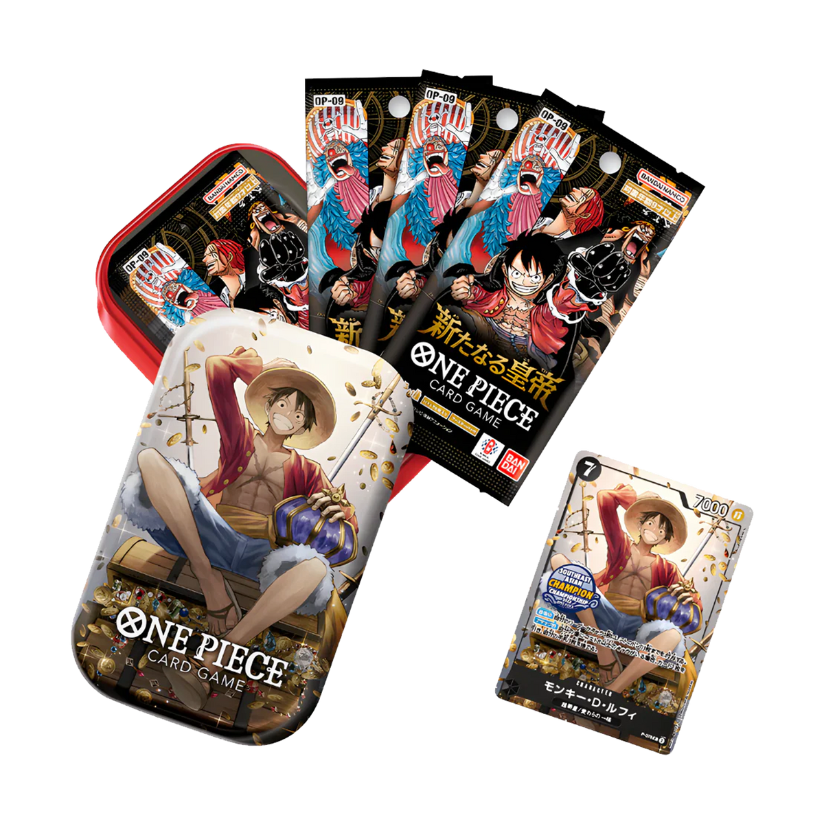 Mini-Tin | One Piece | Mini-Tin Pack Set VOL.1 | [TS-01] - Monkey.D.Lu
