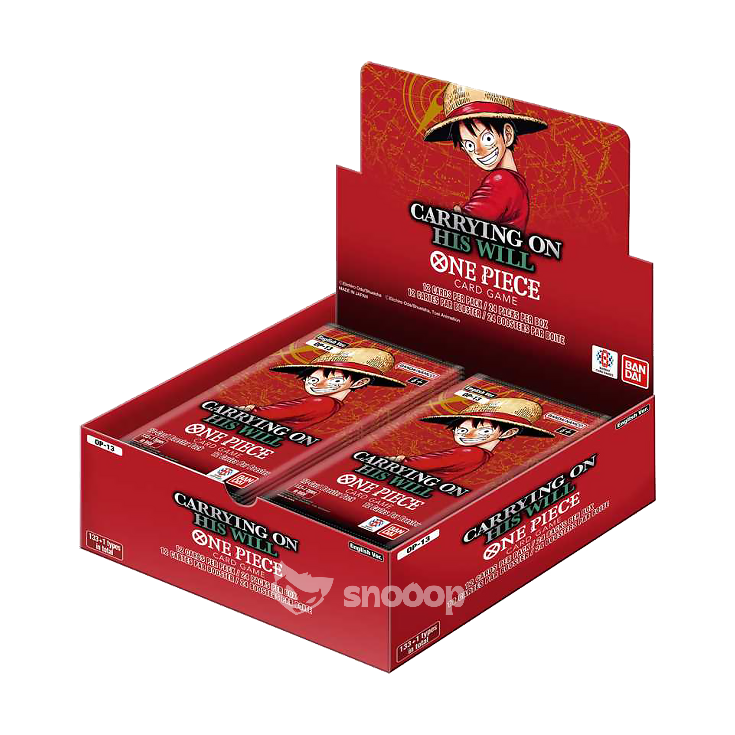 Précommande | Display | One Piece | OP-13 | Carrying on His Will | 🇬🇧