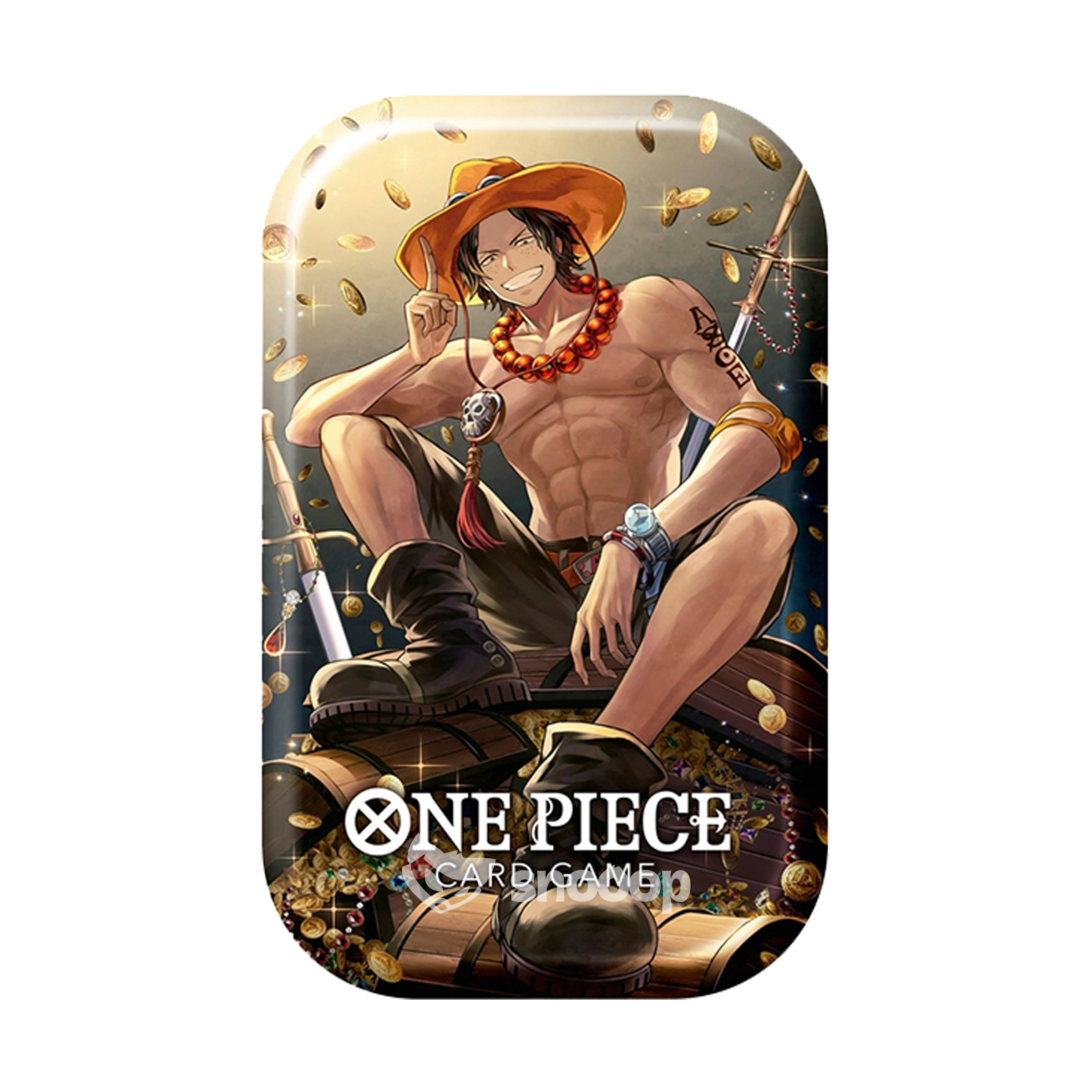Mini-Tin | One Piece | Mini-Tin OP-13 : Successeurs | [TS-02] - Tin Set 02 Portgas D. Ace | 🇫🇷