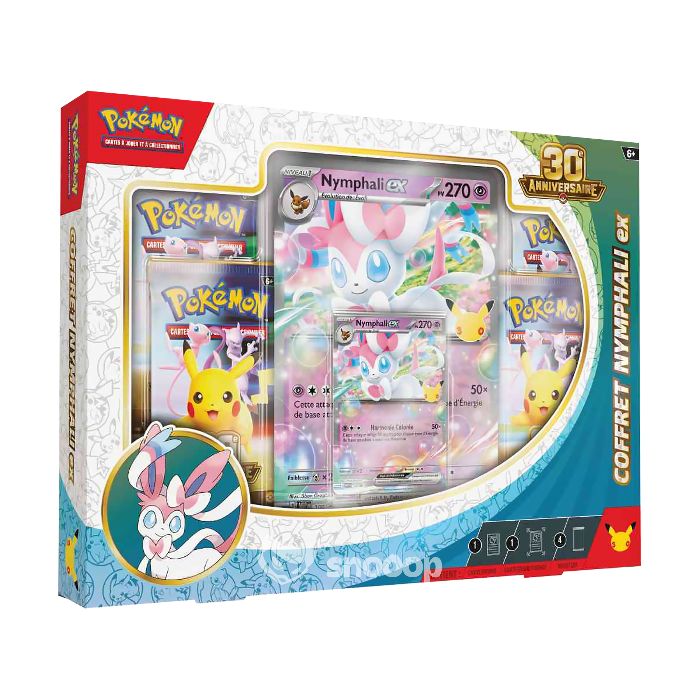 A Paraitre Coffret | Pokémon | 30e Anniversaire | Nymphali Ex | 🇫🇷