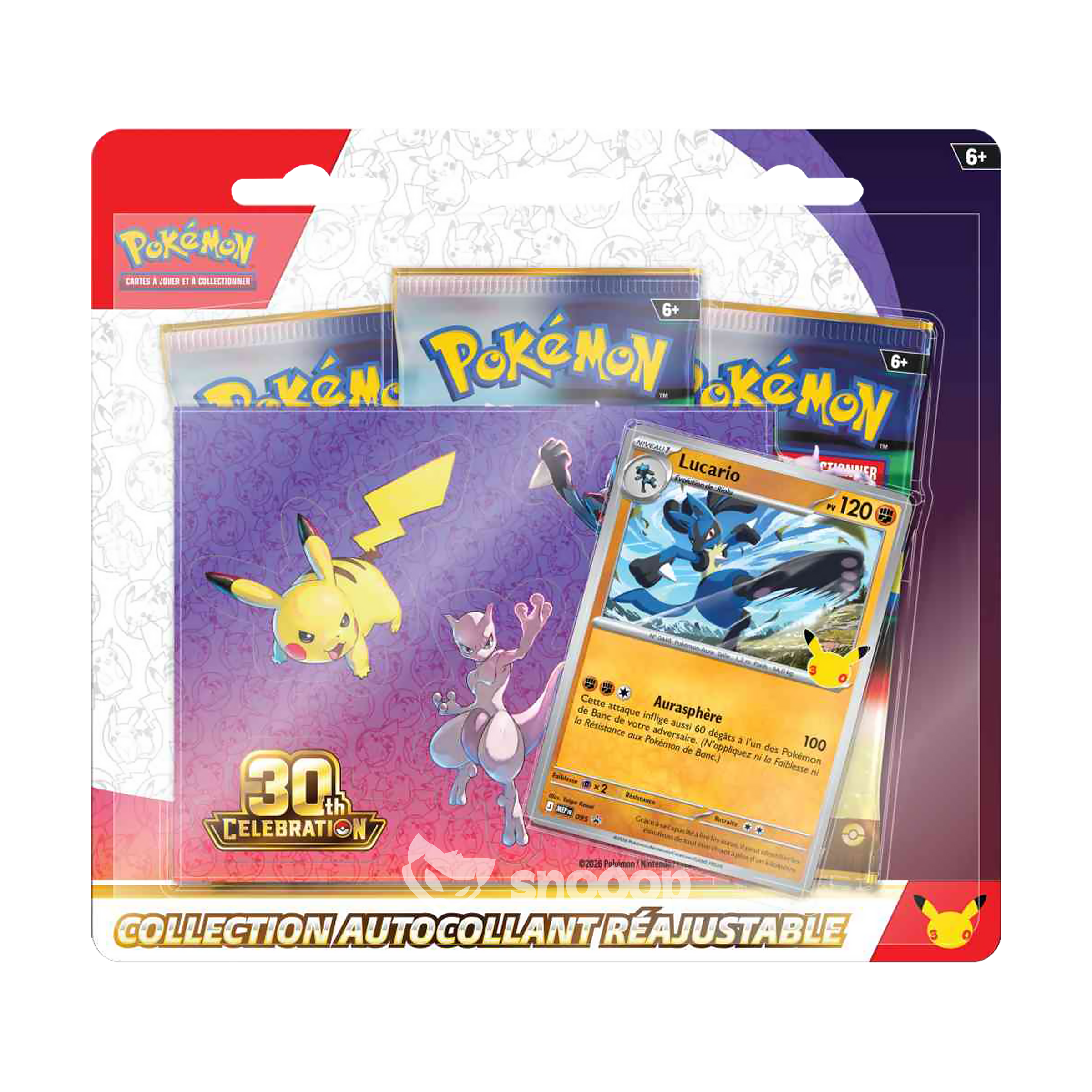 A Paraitre Tripack | Pokémon | 30e Anniversaire | Lucario | 🇫🇷