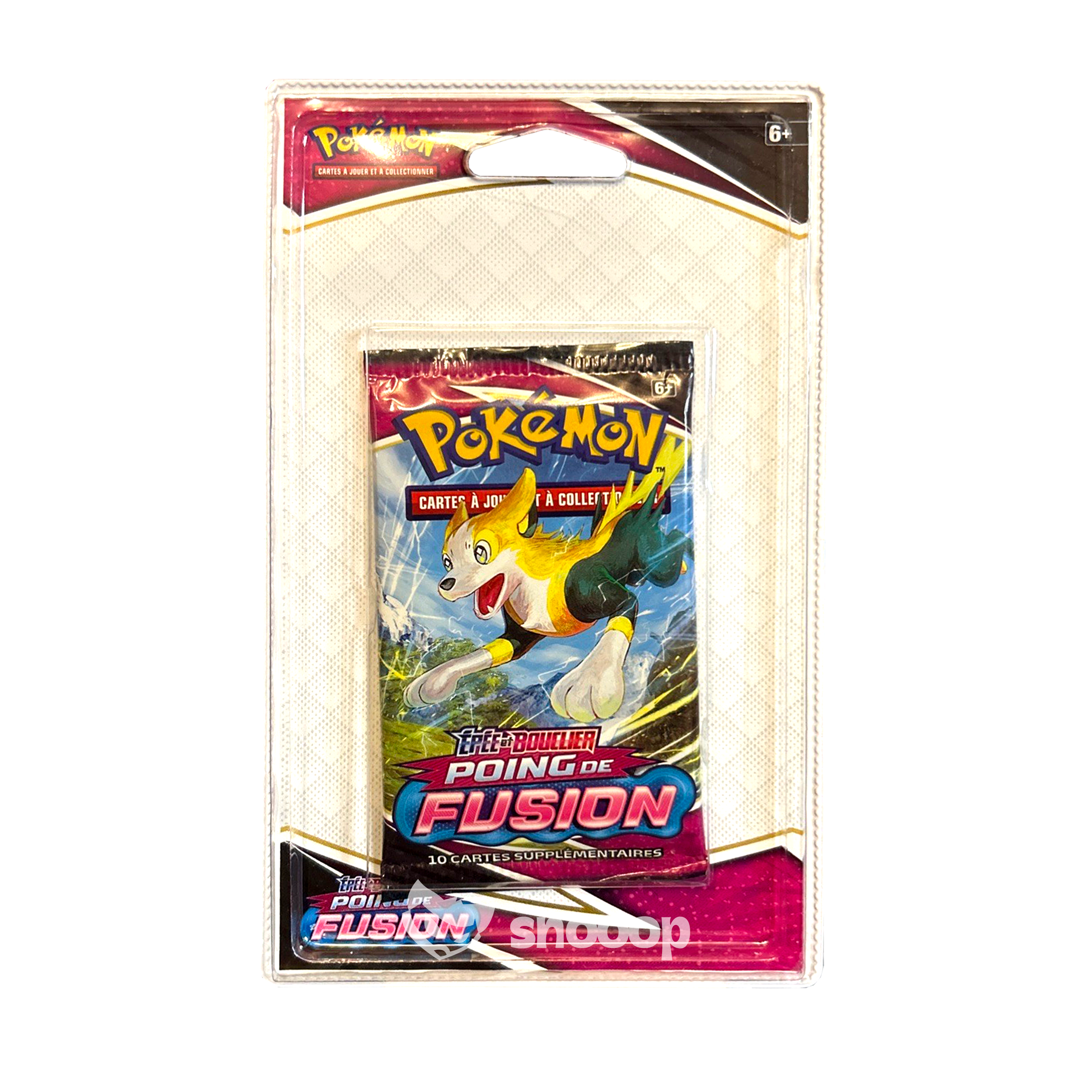 Booster sous Blister | Pokémon | Épée et Bouclier (EB08) | Poing de Fusion | Fulgudog | 🇫🇷