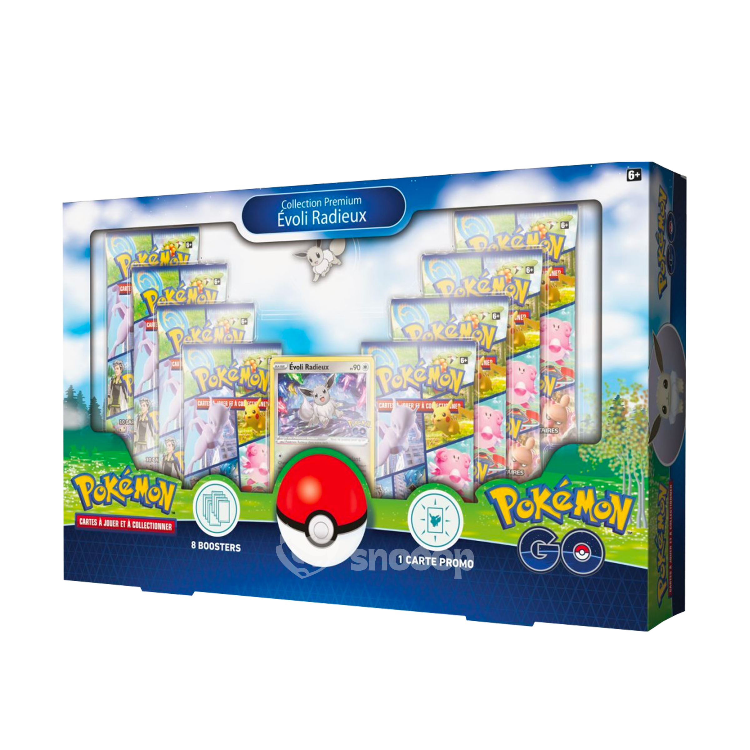Coffret | Pokémon | Épée et Bouclier | Pokémon GO (EB10.5) | Collection Premium Evoli Radieux | 🇫🇷