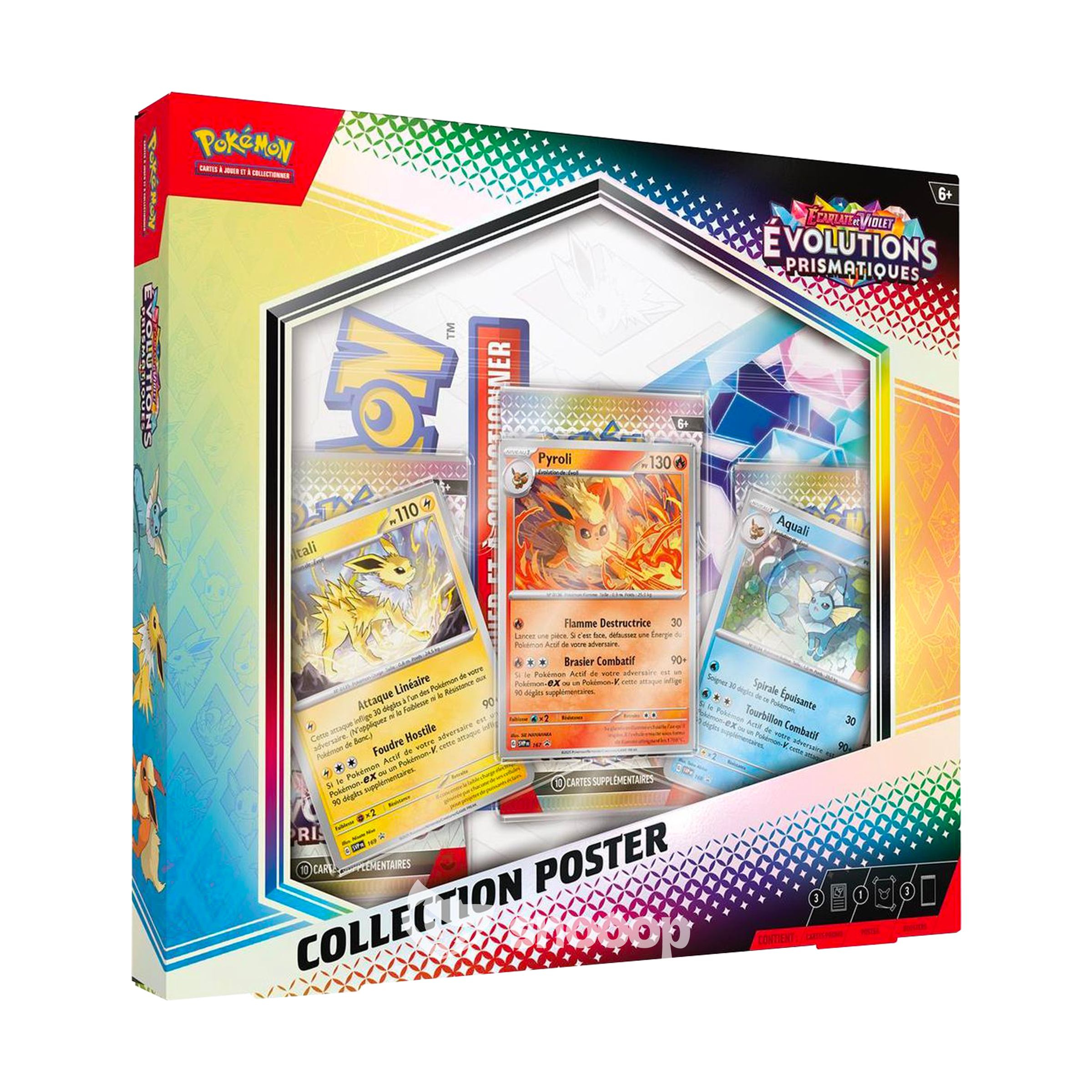 Coffret Poster| Pokémon | Écarlate et Violet | Évolutions Prismatiques (EV08.5) | 🇫🇷