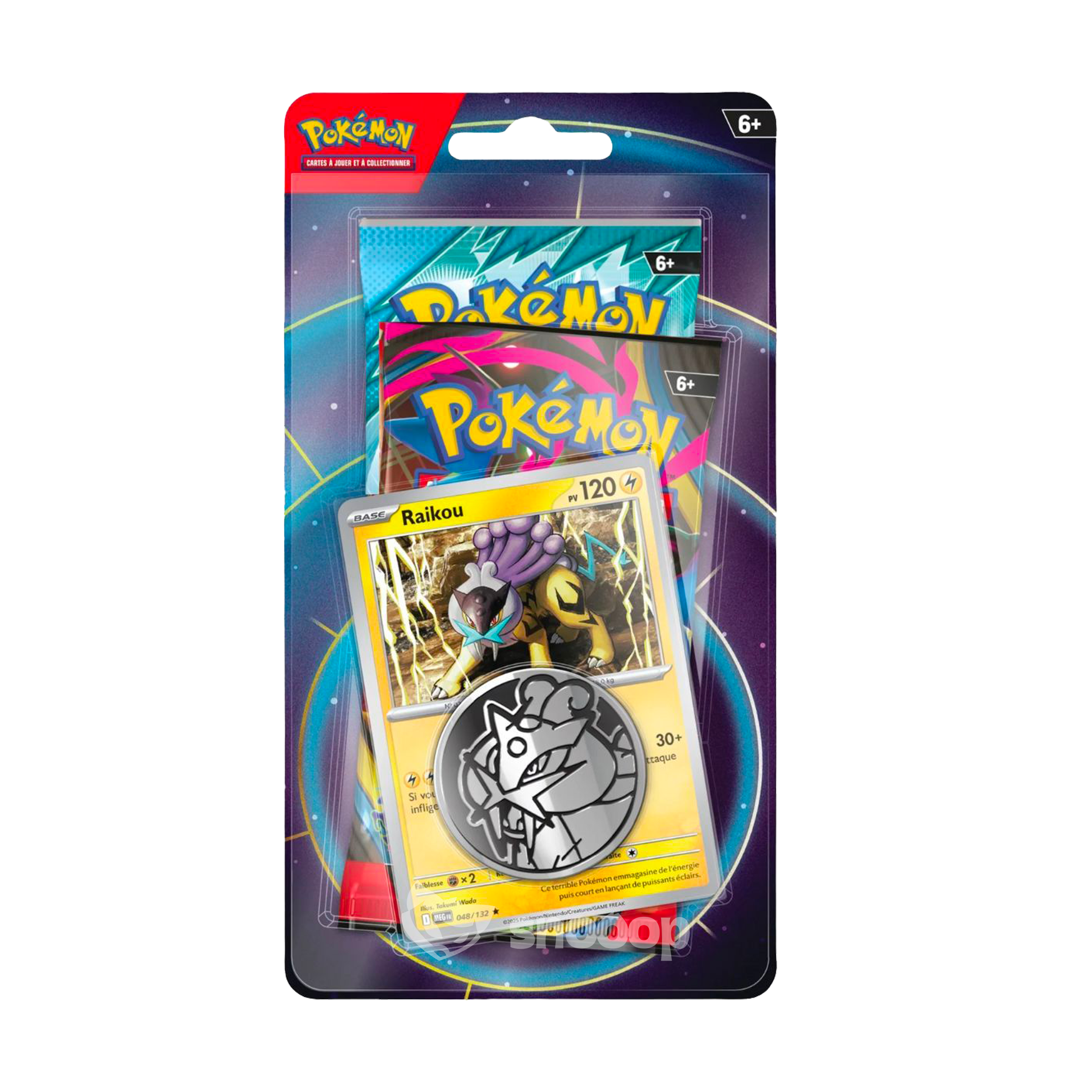 Pack de 2 boosters | Pokémon | Duo Pack Raikou : EV09 / ME02 | 🇫🇷
