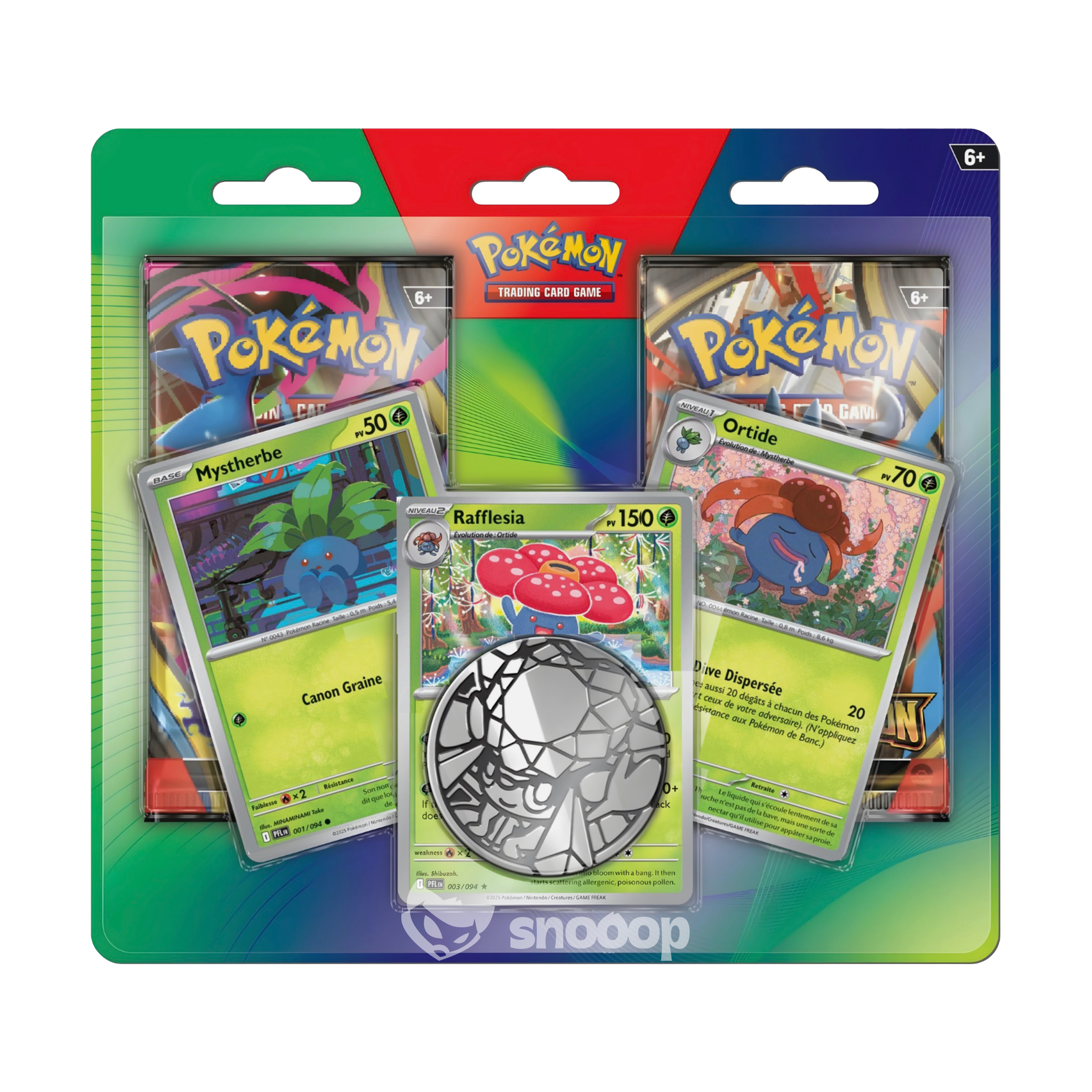 Pack de 2 boosters | Pokémon | Duo Pack Mystherbe, Ortide & Rafflesia | EV01 / EV06) | 🇫🇷