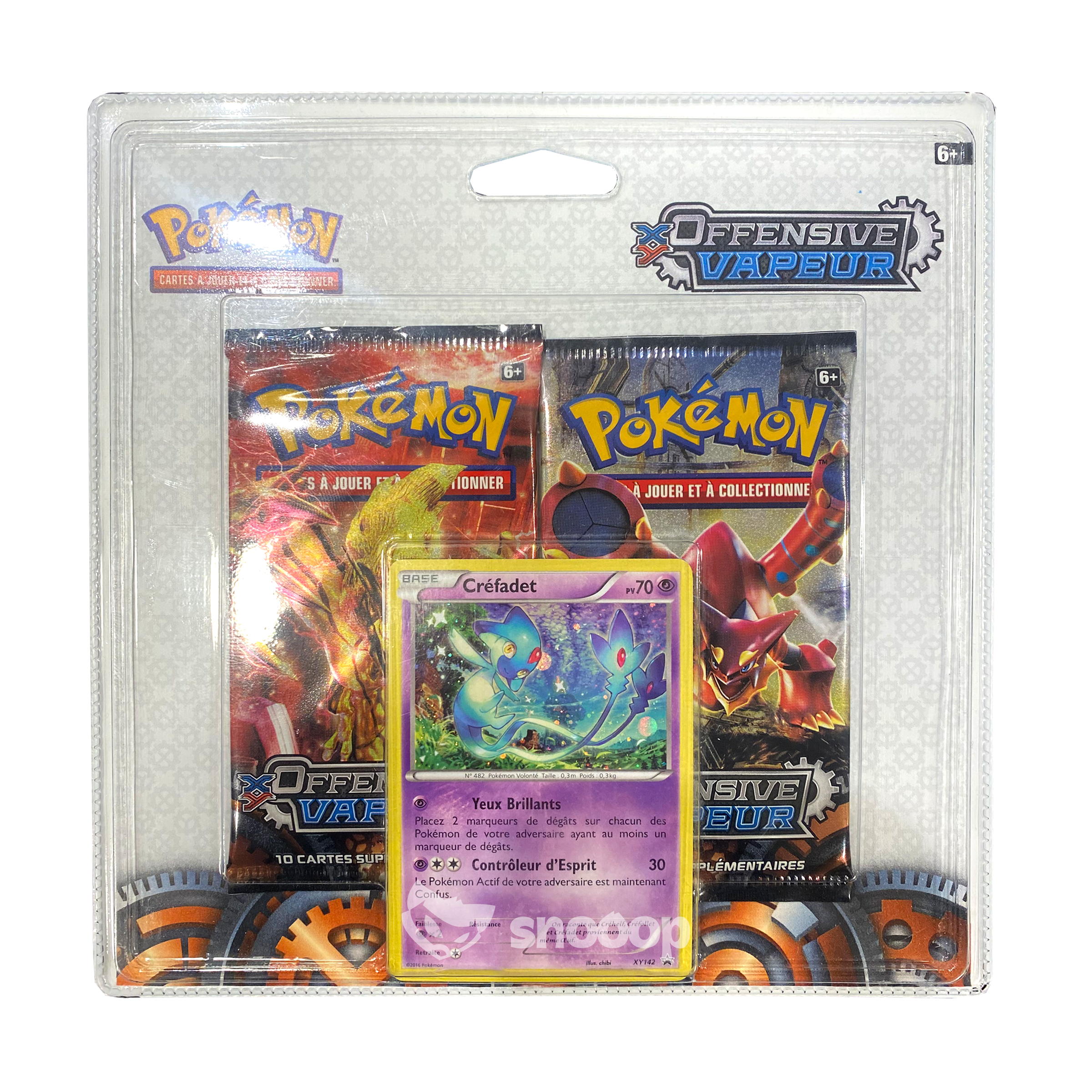 Pack de 2 boosters | Pokémon | XY | XY Offensive Vapeur (XY11) | Créfadet | 🇫🇷