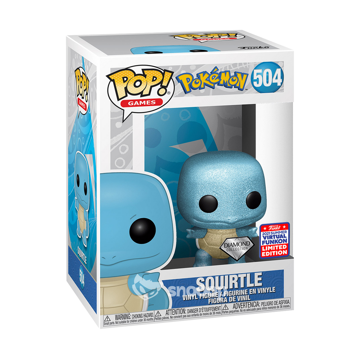 Figurine | Funko | Pokémon | Squirtle | Diamond Edition | 504