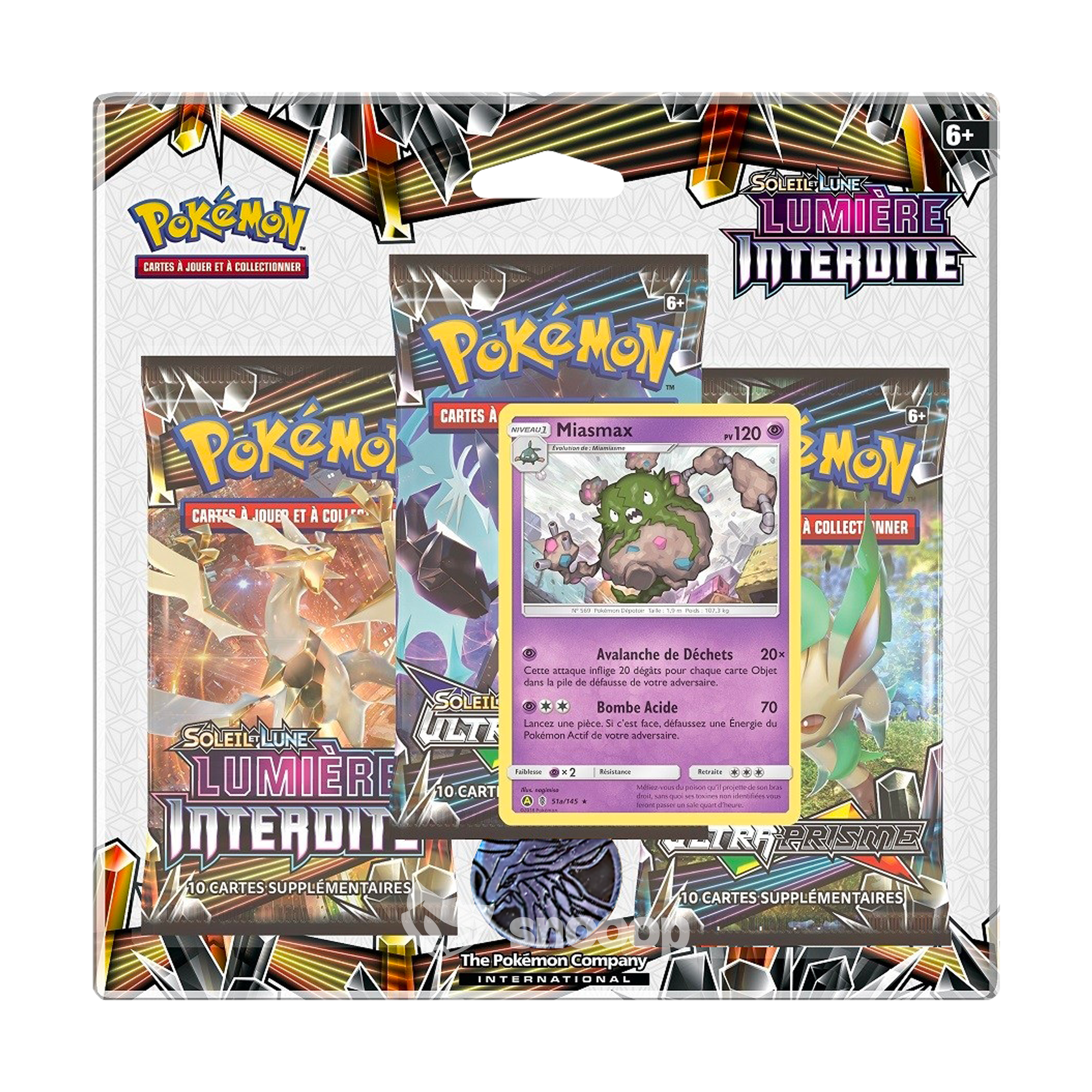 Tripack | Pokémon | Soleil & Lune | Ombres Ardentes (SL03) et Lumière Interdite (SL06) | 🇫🇷