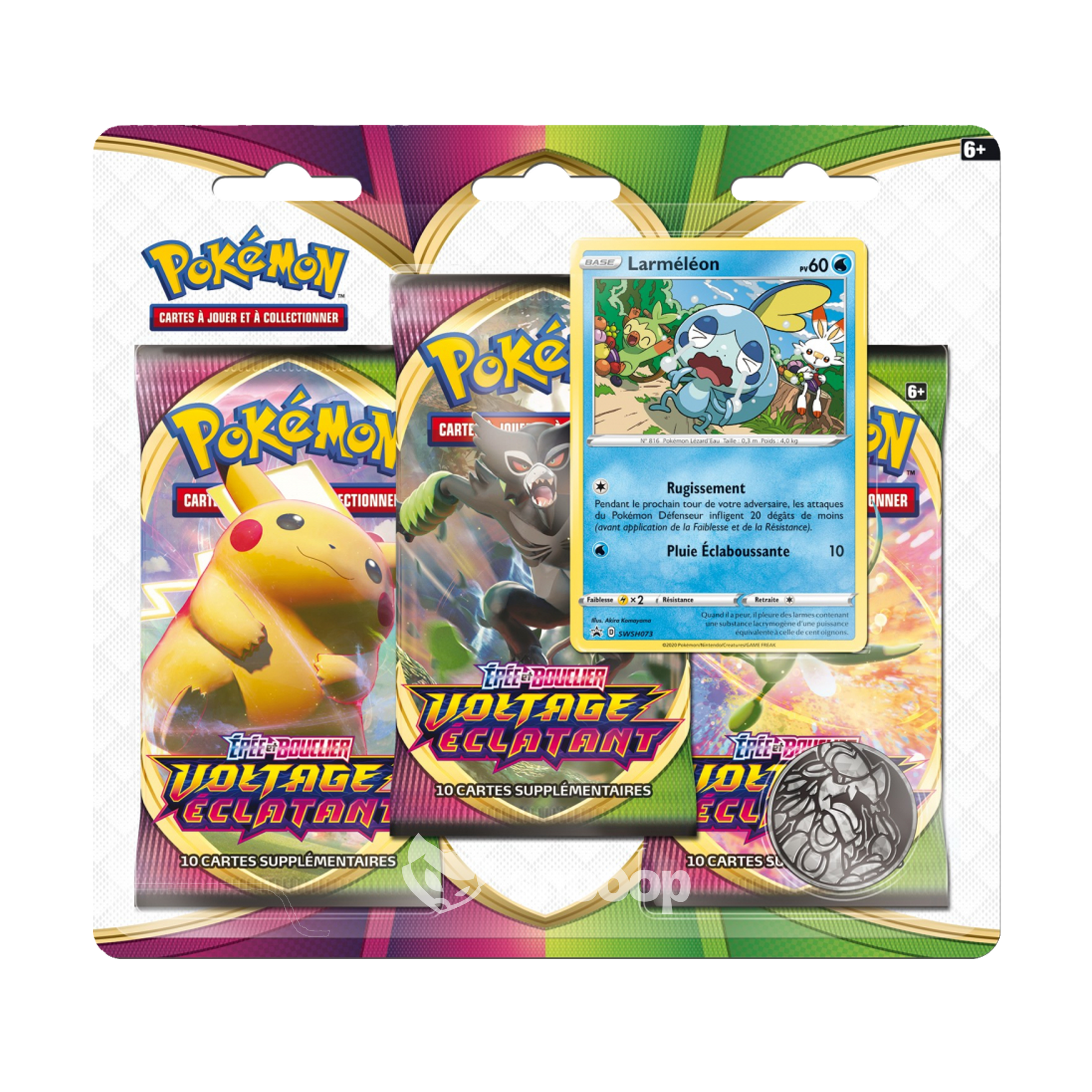 Tripack | Pokémon | Épée et Bouclier | Voltage Éclatant (EB04) | 🇫🇷