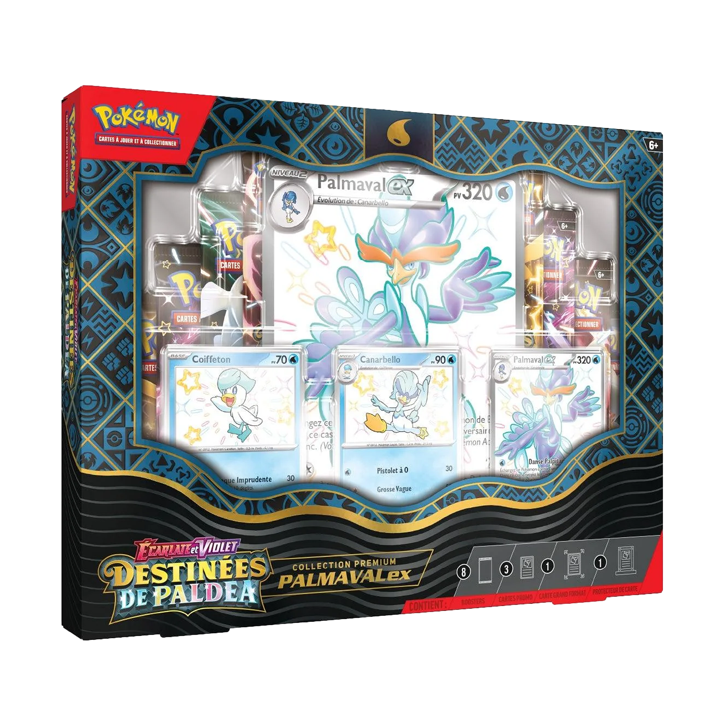 Coffret | Pokémon | Écarlate et Violet | Destinées de Paldea | Collection Premium | Palmaval EX | 🇫🇷