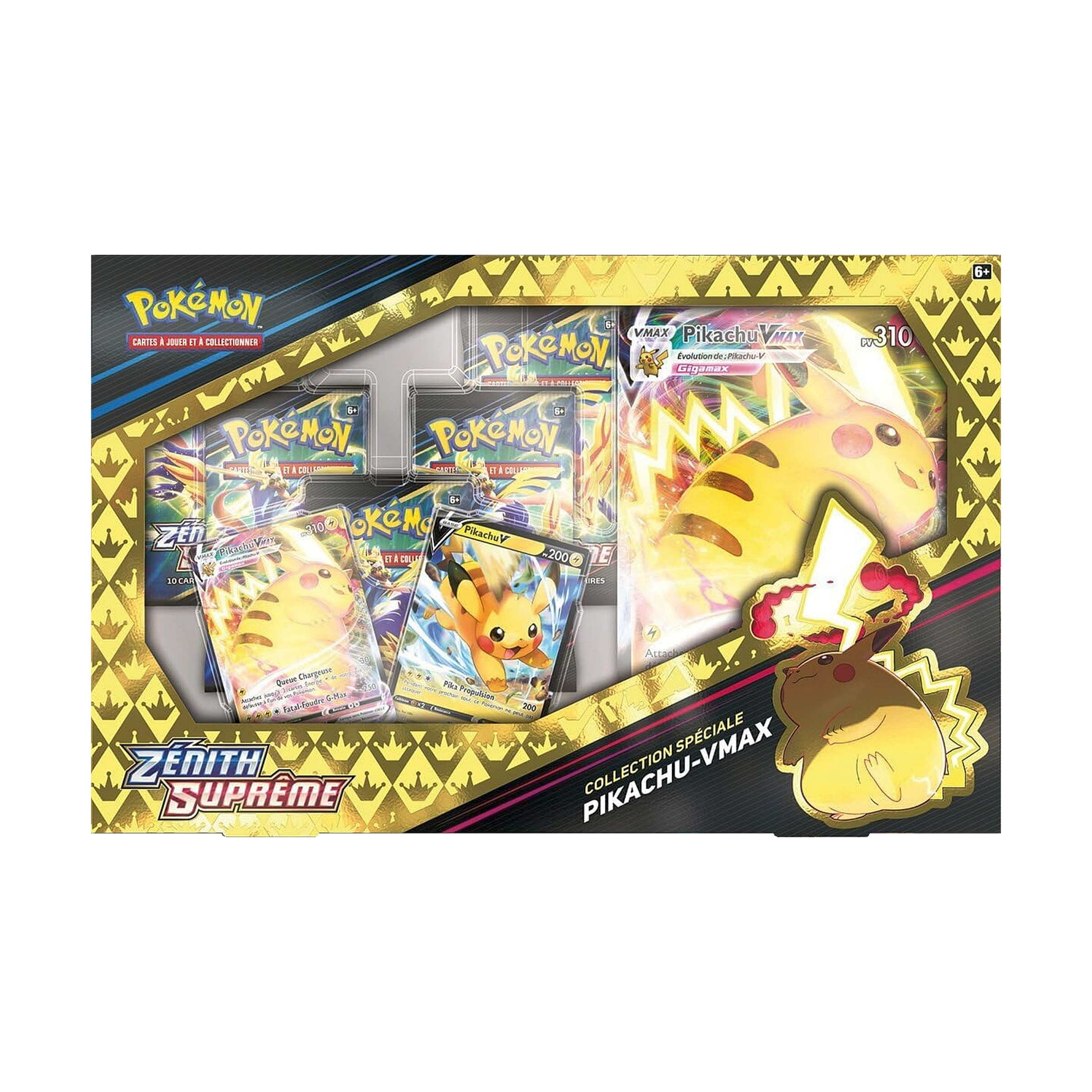 Coffret | Pokémon | Collection Spéciale | Épée et Bouclier 12.5 | Zénith Suprême Pikachu VMAX | 🇫🇷