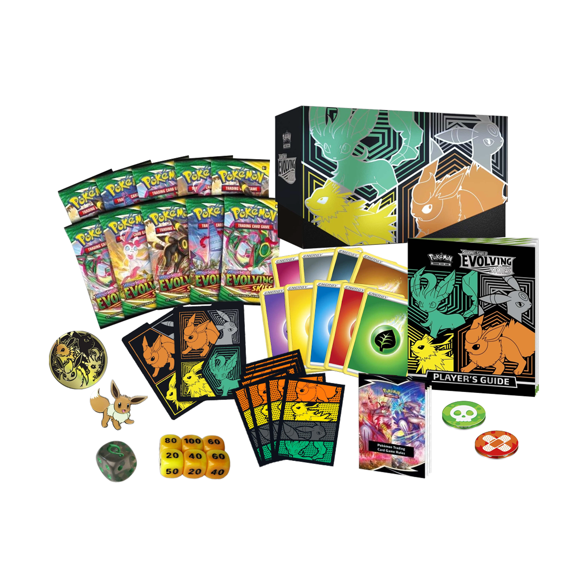 ETB | Pokémon | Épée et Bouclier | Évolution Céleste - Pokémon Center (EB07) | Green | 🇬🇧