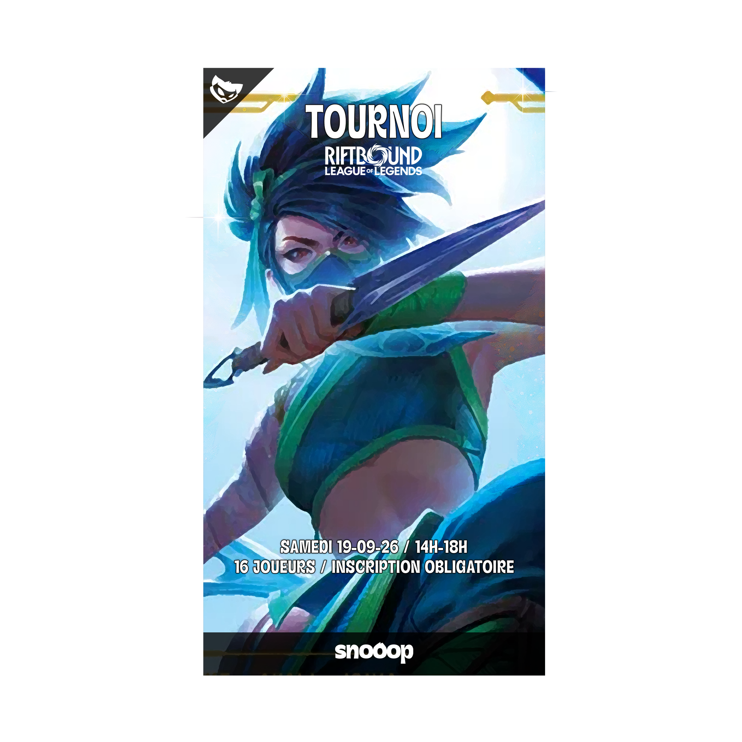 Inscription | Tournoi Riftbound | Samedi 19 Septembre 2026