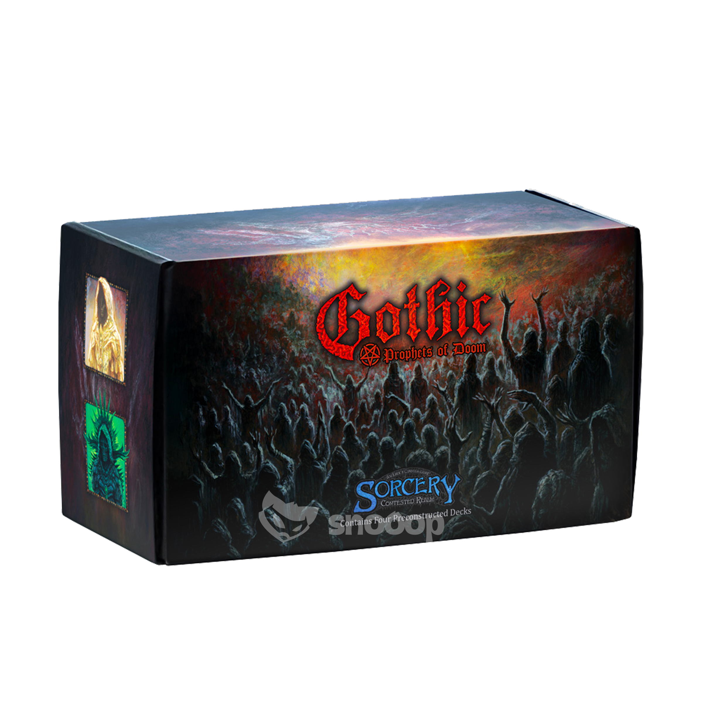 Précommande | Decks préconstruits (Boîte de 4 decks) | Sorcery Contested Realm | Gothic : Prophets of Doom | 🇬🇧